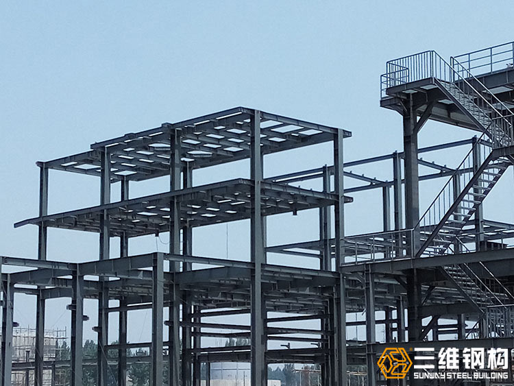 三维钢构承接大型设备框架钢结构加工