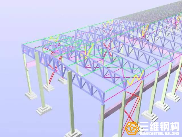 钢结构厂房图纸计算量